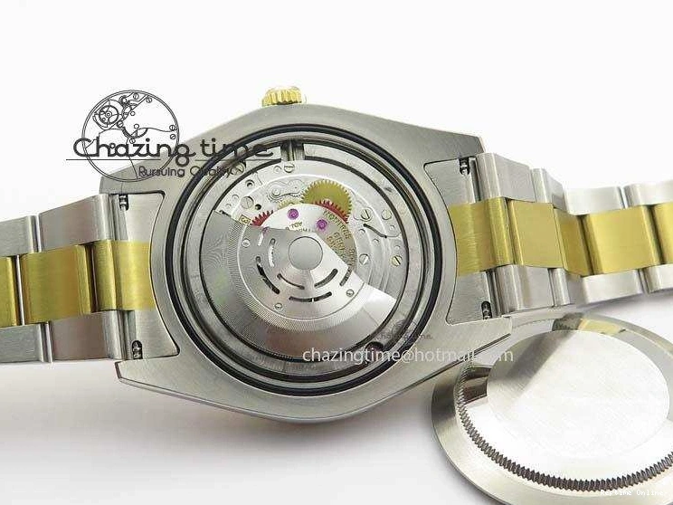 0213 AllSeason DateJust II 116333 SS YG 41mm EW Best Edition Black Dial Gold Roman Markers On SS Bracelet A 3826